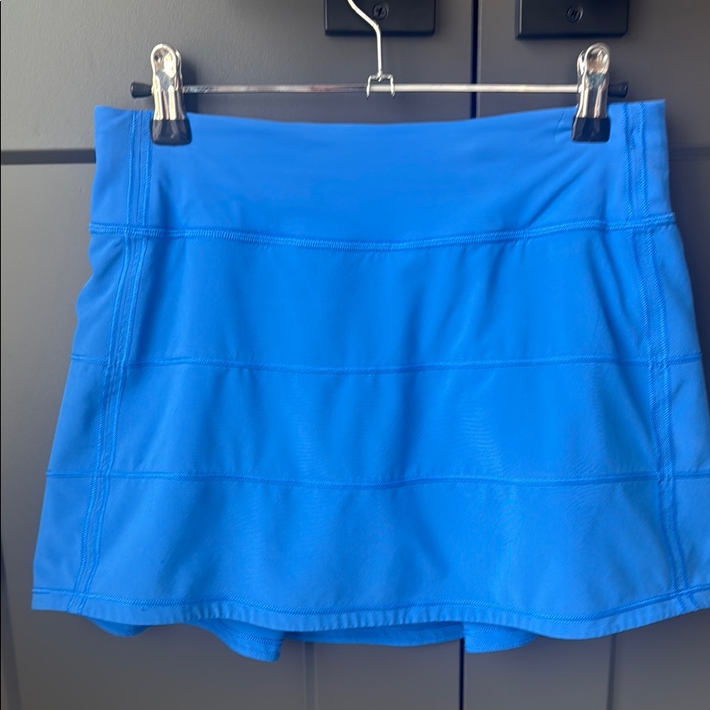 Lululemon Pace Rival Skirt 4 Long Skirt Blue Skort Wild Bluebell